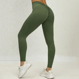 Zingj Embarrassment Line Peach Hip Fitness Yoga Pants V Waist Hip Tight Sports Pants-Outfit