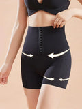 High Waist Fitness Shorts Women Shapewear Abdomen Stretch Shorts Booty Push Up Cycling Sports Casual Shorts for