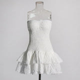 Heavy Industry High-Sense Dress Women's 2025 Summer New Sick Flower Slimming Small Short