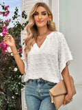 And Summer 2025 New Hot Style Women's Casual Style V Collar Pure Color Fur Ball Jacket