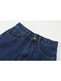 High Waist Wide Leg Denim Shorts Casual Female Solid Streetwear Knee-length Stright Jeans Bermuda Shorts 2022 New
