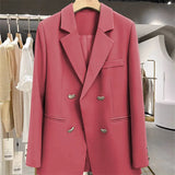Over The Collar Blazer Women's Spring And Autumn New Korean Version Of The Design Of High-End Korean Version Of The Casual Suit