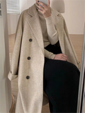 long coat with lapel