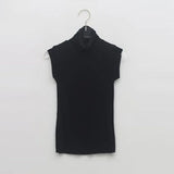 Basic Long Sleeve Womens Tshirt Casual Black White Fashion Top T Shirt Ladies Fashion Korean See Through Tee Shirt