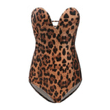 Burgundy Strapless Velvet Sexy Bodysuit Women Sweetheart Bodycon Backless Lace Up Body V Neck Party Club