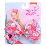 Bows Jojo Siwa Rainbow Printed Knot Ribbon Bow For Girls Handmade Boutique Hair Clip Children Hair