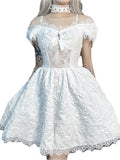 Victorian Vintage Lolita Dress Women Gothic Lace Black White Princess Ball Gown Gowns Girl Classic Cosplay Party