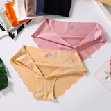 Seamless Silk Panties Women Underwear Sexy Female Underpants Briefs Woman Lingerie Underwear Ice Silk