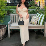 Zingj Hot Girls Ins Spring And Summer New Knit Kink Fashion Sexy Wool Knit Dress-Outfit