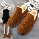 trade large size yards cotton shoes women's winter plus velvet new thick warm all-match snow boots uggs botines