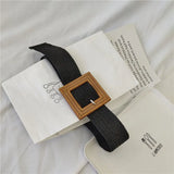 bucklet braided belt summer dress bohemian belt women 2020 korean