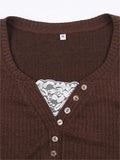 knitted top with lace pattern and