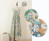 Summer Women Sleeveless Spaghetti Strap Long Dress Mori Girls Beach Floral Dress Retro Dress vestidos longos de