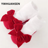Autumn Winter Bowknot Baby Girls Socks Cotton Spring Socks For Children Princess Socks For Newborn Baby Clothing