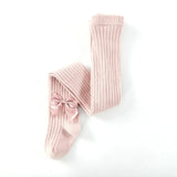 Girls Tights Princess Bowknet Baby Girl's One-Piece Pantyhose Baby Spring and Autumn New Style Trousers Lace
