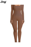 Women Sport Yoga Fitness Jumpsuit Sexy Long sleeves Vest Bodysuit Slim Casual Bodysuit Female One Piece Jumpsuit and
