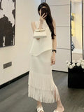Houses Folds Have Sold 100,000 Pieces Of Fashion Suit Women's Two-Piece Vest Twilight Skirt Beautiful Small