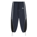 Patchwork Striped Baggy SweatpantsOutfit