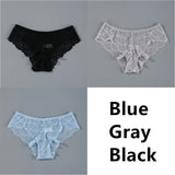 Sexy Women Lace Panties Underwear Seamless Transparent Panties Thongs Low Waist Hollow Briefs Solid Female Panty