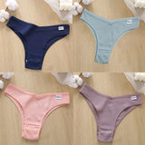 Cotton Panties Women's Panties FINETOO Sexy Female Underpants Low Waist Underwear Women Pantys Lingerie