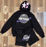 Hip-Hop Street Letter Printed Hoodie Y2K Fashion Pullover Sweater