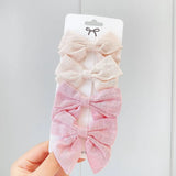 New Leopard Printed Bowknot Hair Clips For Cute Girls Lace Handmade Hairpins Boutique Barrettes Kids Hair