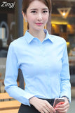 Women Shirts Blouses Women White Shirt Long Sleeve Blouse Female Tops OL Basic Shirt Blouses 2023 Fashion Elegant Woman