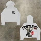 Men's Hoodie Y2K Original Hip-Hop Cartoon Graphic Print Pullover Fashion Leisure Loose Sports Shirt