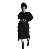Zingj New Women's Long Tassel Edge Wool