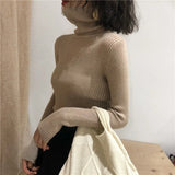 Sweater Womens 2021 Autumn Winter Tops Korean Slim Women Pullover Jumper Knitted Sweater Pull Femme Hiver