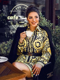 Printed Shirt Dress Women Vintage Long Sleeve Party Dress Mini Short Autumn Dresses Streetwear Winter Clothing