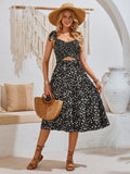 Summer Fashion Women's Wear 24 Years Print Dress