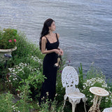 Zingj Shot Show Back Atmosphere Feeling Sling Dress Female Design Sense French Temperament Show Thin Fish Tail Dress Clear Cold