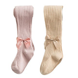 Pcs/Lot 0-10 Yrs Children Spring Autumn Tights Cotton Baby Winter Bowknot Girls Pantyhose Kids Infant Knitted Collant