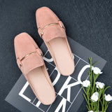 And Autumn Flat Bottom Bag Head Half Slippers Women Lazy Outside Wearing Casual Square Muller Single Shoe Size 41-44