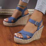 Zingj 2023 New Stylish Platform With High Heel Grass
