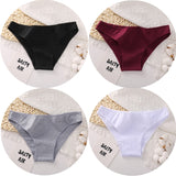 Women Cotton Panties Sexy Low Waist Female Underpants Solid Elasticity Comfortable Underwear Women Panty Lingerie
