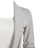 Sleeve Heathered Faux Twinset Casual T-Shirt Women Casual Long Sleeve Tee-Shirts Female Tops Women Fall New