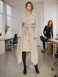Australian Show Irregular Design Jacket 2025 New Fashion Temperament High-End Feeling With A Collared Windcoat