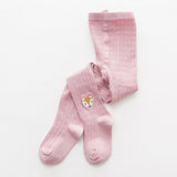 Cute Animal Baby Girl Winter Clothes Autumn Knitted Children Pantyhose Cotton Double Needle Tights for