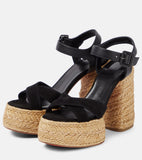 Red-Soled Summer Cursive High-Heeled Sandals Round Head Waterproof Table High Heel Sandals Roman Strap High Heel Sandals