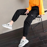 Women Cargo Pants Casual Streetwear Harajuku Pants Hip Hop Harem Pants Jogger Sweatpants High Waist Loose Female