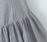 Striped Frill Strap Mini Dress- Outfit