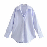 Street Fashion New Women's Clothing City Autumn Multi-Color V-Neck Casual