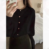 Knitted Heart Buttoned Cardigan- Outfit