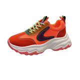New Spring Daddy Shoes And Women's Color Matching, Breathable Leisure Sports Shoes, Running Shoes With Light And Soft