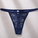 Sexy Lace G-string Thong Transparent Low Waist Women's Panties Mesh Female Underpants Underwear Girls Intimate