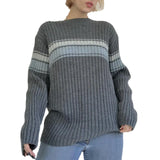 Striped Ribbed Downtown SweaterOutfit