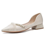 Sense Of Single Shoes Women 2025 Summer New Pointed Shallow Thick And Tired Mary Rare