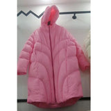 Jiangnan With The Same 2024 Winter New Thickened 90 White Duck Down Coat Hooded Jiangnan Wind Extended Female Down Jacket-Outfit